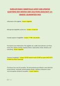 NURS 629 EXAM 3 &lpar;MARYVILLE&rpar; LATEST 2026 UPDATED &NewLine;QUESTIONS AND VERIFIED 100&percnt; SOLUTIONS &lpar;2026&sol;2027&rpar; &vert;A&plus; &NewLine;GRADED &vert;GUARANTEED PASS