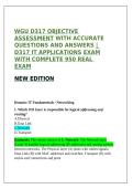 WGU D317 IT Applications OA Final Exam Questions&comma; Answers and Rationales 2027
