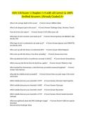 OCN 150 Exam 1 Chapters 1-4 with all Correct & 100&percnt; Verified Answers &vert;Already Graded A&plus;