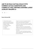 ASE T5 &lpar;2&rpar; EXAM &lpar;ACTUAL EXAM&rpar; WITH CORRECT ACTUAL QUESTIONS AND CORRECTLY WELL DEFINED ANSWERS LATEST ALREADY GRADED A&plus;