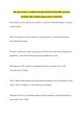 BIO 201 EXAM 2  &vert;COMPLETE QUESTIONS WITH 100&percnt; RATED EXPERT SOLUTIONS &vert;2026 LATEST UPDATED