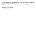 OMM FINAL PRACTICAL &vert; PRACTICE QUESTIONS & ANSWERS &vert; COMPREHENSIVE OSTEOPATHIC MANIPULATIVE MEDICINE STUDY GUIDE 2026&sol;2027