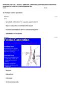 OMM FINAL TEST FALL &vert; PRACTICE QUESTIONS & ANSWERS &vert; COMPREHENSIVE OSTEOPATHIC MANIPULATIVE MEDICINE STUDY GUIDE 2026&sol;2027
