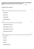 OMM FINAL EXAM &ndash; RIB ANATOMY &vert; PRACTICE QUESTIONS & ANSWERS &vert; COMPREHENSIVE OSTEOPATHIC MANIPULATIVE MEDICINE STUDY GUIDE 2026&sol;2027