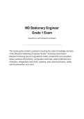 MD Stationary Engineer Grade 1 Exam&NewLine;Questions with Detailed Answers&vert; Latest Update&NewLine;