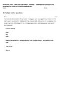 OMM FINAL FINAL &vert; PRACTICE QUESTIONS & ANSWERS &vert; COMPREHENSIVE OSTEOPATHIC MANIPULATIVE MEDICINE STUDY GUIDE 2026&sol;2027