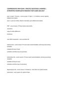 COMPREHENSIVE OMM EXAM &vert; PRACTICE QUESTIONS & ANSWERS &vert; OSTEOPATHIC MANIPULATIVE MEDICINE STUDY GUIDE 2026&sol;2027