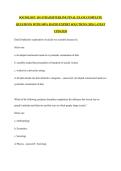 SOCIOLOGY 101 STRAIGHTERLINE FINAL EXAM &vert;COMPLETE QUESTIONS WITH 100&percnt; RATED EXPERT SOLUTIONS &vert;2026 LATEST UPDATED