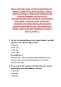 NEVADA TIMESHARE LICENSE 200 PRACTICE QUESTIONS WITH COMPLETE COMPREHENSIVE PREDICTOR RETAKE EXAM FULL COVERAGE OF NRS 119a&comma; NRS 645&comma; PROJECT BROKER DUTIES&comma; ESCROW REQUIREMENTS&comma; RESCISSION RIGHTS&comma; FIXED&sol;FLOATING&sol;FRACTIONAL OWNERSHIP&comma; LICENSE RENEWAL PROCE