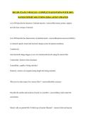 BIO 201 EXAM 3 MUSCLES  &vert;COMPLETE QUESTIONS WITH 100&percnt; RATED EXPERT SOLUTIONS &vert;2026 LATEST UPDATED