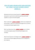POLS 207 EXAM 3 REVIEW LATEST 2026 QUESTIONS &NewLine;and CORRECT DETAILED ANSWERS ALREADY &NewLine;GRADED A&plus; 