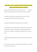 BIO 201 FINAL EXAM  &vert;COMPLETE QUESTIONS WITH 100&percnt; RATED EXPERT SOLUTIONS &vert;2026 LATEST UPDATED
