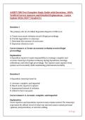 AAERT CDR Test &vert;Complete Study Guide with Questions&comma; 100&percnt; Verified Correct Answers and Detailed Explanations &ndash; Latest Update 2026&sol;2027 &vert; Graded A&plus;