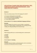 ALTA CALT Exam &vert; Complete Study Guide with Questions&comma; 100&percnt; Verified Correct Answers and Detailed Rationales &ndash; Latest Update 2026&sol;2027 &vert; Graded A&plus;