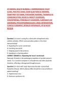 ATI MENTAL HEALTH NURSING &vert; COMPREHENSIVE STUDY GUIDE&comma; PRACTICE EXAM&comma; EXAM QUESTIONS & ANSWERS&comma; EXAM PREP TEST BANK&comma; PSYCHIATRIC NURSING&comma; THERAPEUTIC COMMUNICATION&comma; MOOD & ANXIETY DISORDERS&comma; SCHIZOPHRENIA&comma; PERSONALITY DISORDERS&comma; SUBSTANCE USE DISORDERS&comma; P