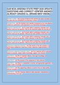 DJB NCIA ARIZONA STATE PREP 2026 UPDATE&NewLine;QUESTIONS AND CORRECT VERIFIER ANSWED&NewLine;ALREADY GRADED A&plus; &lpar;BRAND NEW VISION&rpar;