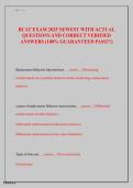 BCAT Exam 2025 &ndash; Practice Questions & Verified Answers - Graded A&plus;