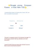Struggle Among European Powers in India &lpar;1664&ndash;1763&rpar; &ndash; Complete Bilingual Notes for Competitive Exams&period;