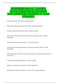 HONDROS BIO 117 Exam 3 &ndash; Complete Study Guide and Practice Questions