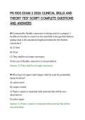 PN 1003 EXAM 3 2026 CLINICAL SKILLS AND&NewLine;THEORY TEST SCRIPT COMPLETE QUESTIONS&NewLine;AND ANSWERS&NewLine;