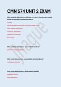 CMN 574 CHEST AND HEART FAILURE UNIT 2 EXAM&period; QUESTIONS WITH 100&percnt; CORRECT ANSWERS&period; 