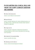 PN 1003 MIDTERM 2026 CLINICAL SKILLS AND&NewLine;THEORY TEST SCRIPT COMPLETE QUESTIONS&NewLine;AND ANSWERS&NewLine;
