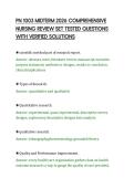 PN 1003 MIDTERM 2026 COMPREHENSIVE&NewLine;NURSING REVIEW SET TESTED QUESTIONS&NewLine;WITH VERIFIED SOLUTIONS&NewLine;