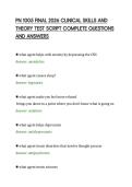 PN 1005 FINAL 2026 CLINICAL SKILLS AND&NewLine;THEORY TEST SCRIPT COMPLETE QUESTIONS&NewLine;AND ANSWERS&NewLine;