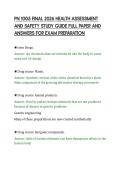 PN 1005 FINAL 2026 HEALTH ASSESSMENT&NewLine;AND SAFETY STUDY GUIDE FULL PAPER AND&NewLine;ANSWERS FOR EXAM PREPARATION&NewLine;