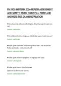 PN 1005 MIDTERM 2026 HEALTH ASSESSMENT&NewLine;AND SAFETY STUDY GUIDE FULL PAPER AND&NewLine;ANSWERS FOR EXAM PREPARATION&NewLine;