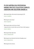 PN 1005 MIDTERM 2026 PROFESSIONAL&NewLine;NURSING PRACTICE COLLECTION COMPLETE&NewLine;QUESTIONS AND SOLUTIONS GRADED A&plus;