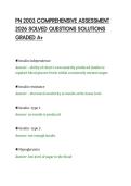 PN 2003 COMPREHENSIVE ASSESSMENT&NewLine;2026 SOLVED QUESTIONS SOLUTIONS&NewLine;GRADED A&plus;