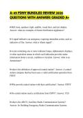 A-49 FDNY BUNDLED REVIEW 2026&NewLine;QUESTIONS WITH ANSWERS GRADED A&plus;