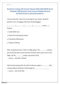 Bareboat Cruising 104 Exam Prep 2025&sol;2026 &ndash; 500 Practice Questions & Answer - Graded A&plus;