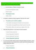 NU136&comma; Exam 1 Review Questions With Correct Answers&NewLine;2026 100&percnt; Guarantee Pass Galen