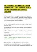 PN 2005 FINAL EXAM END OF COURSE&NewLine;STUDY GUIDE LATEST UPDATED ACTUAL&NewLine;TESTED QUESTIONS AND CORRECT&NewLine;ANSWERS&NewLine;