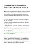 PN 2006 MIDTERM ACTUAL EXAM 2026&NewLine;SOLVED QUESTIONS WITH FULL SOLUTION&NewLine;