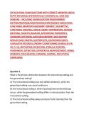EDF 6226 FINAL EXAM QUESTIONS WITH CORRECT ANSWERS AND IN-DEPTH RATIONALES SYSTEMATICALLY COVERING ALL CORE ABA DOMAINS &ndash; INCLUDING GENERALIZATION PROGRAMMING &lpar;SETTING&sol;RESPONSE&sol;MAINTENANCE&sol;CONTINGENCY ADDUCTION&rpar;&comma; FUNCTIONAL BEHAVIOR ASSESSMENT &lpar;INDIRECT&comma; 