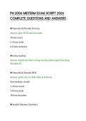 PN 2006 MIDTERM EXAM SCRIPT 2026&NewLine;COMPLETE QUESTIONS AND ANSWERS&NewLine;