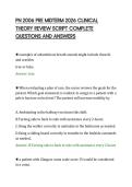 PN 2006 PRE MIDTERM 2026 CLINICAL THEORY REVIEW SCRIPT COMPLETE QUESTIONS AND ANSWERS&period;pdf&NewLine;&NewLine;