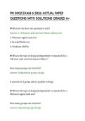 PN 3002 EXAM 6 2026 ACTUAL PAPER&NewLine;QUESTIONS WITH SOLUTIONS GRADED A&plus;&NewLine;