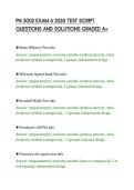 PN 3002 EXAM 6 2026 TEST SCRIPT&NewLine;QUESTIONS AND SOLUTIONS GRADED A&plus;&NewLine;