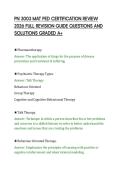 PN 3003 MAT PED CERTIFICATION REVIEW&NewLine;2026 FULL REVISION GUIDE QUESTIONS AND&NewLine;SOLUTIONS GRADED A&plus;