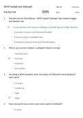 NFHS Football and Volleyball Practice Test - results Questions with 100&percnt; Verified Answers UPDATED&excl;&excl;&excl;&period;