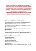 NRSG 207 EXAM 1 COMPREHENSIVE REVIEW QUESTIONS WITH VERIFIED RATIONALES COVERING ESSENTIAL NUTRIENTS&comma; DIETARY REFERENCE INTAKES &lpar;DRIS&rpar;&comma; MACRONUTRIENT RANGES&comma; DIGESTIVE ANATOMY & PHYSIOLOGY &lpar;ORGANS&comma; ENZYMES&comma; AND HORMONES&rpar;&comma; MECHANICAL VS&period; CHEMICAL DIGESTION