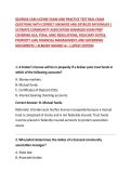 GEORGIA CAM LICENSE EXAM AND PRACTICE TEST REAL EXAM QUESTIONS WITH CORRECT ANSWERS AND DETAILED RATIONALES &vert; ULTIMATE COMMUNITY ASSOCIATION MANAGER EXAM PREP COVERING GCA&comma; POAA&comma; GREC REGULATIONS&comma; FIDUCIARY DUTIES&comma; PROPERTY LAW&comma; FINANCIAL MANAGEMENT&comma; AND 