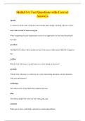 SkillsUSA Test Questions with Correct&NewLine;Answers