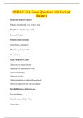SKILLS USA Exam Questions with Correct&NewLine;Answers