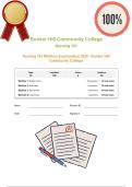 Nursing 101 Midterm Examination 2026 - Bunker Hill&NewLine;Community College