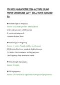 PN 3003 VARIATIONS 2026 ACTUAL EXAM&NewLine;PAPER QUESTIONS WITH SOLUTIONS GRADED&NewLine;A&plus;